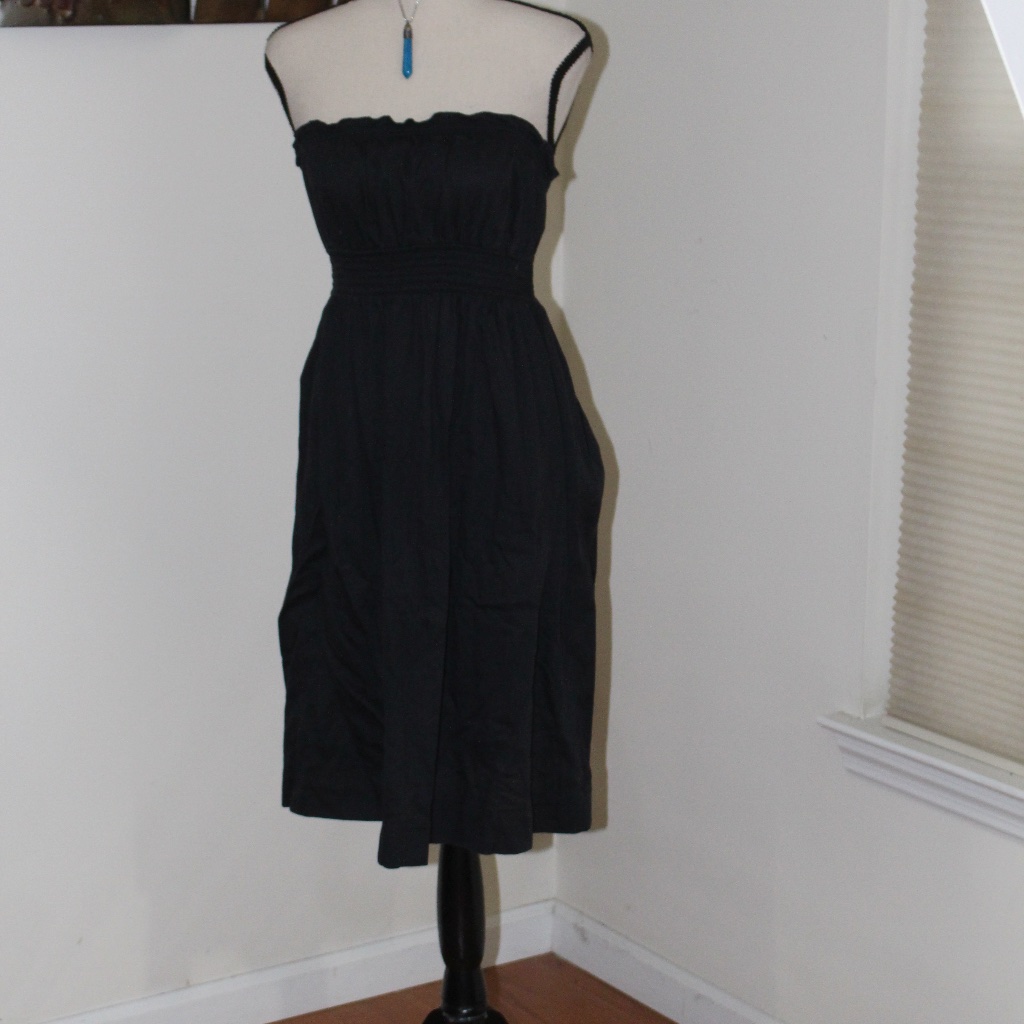 Free People, Black Tube Top Dress